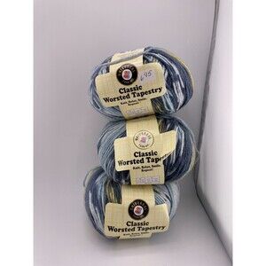 Universal Yarn Inc Yarn Classic Worsted Tapestry China Blue Color 7003 Lot S1695